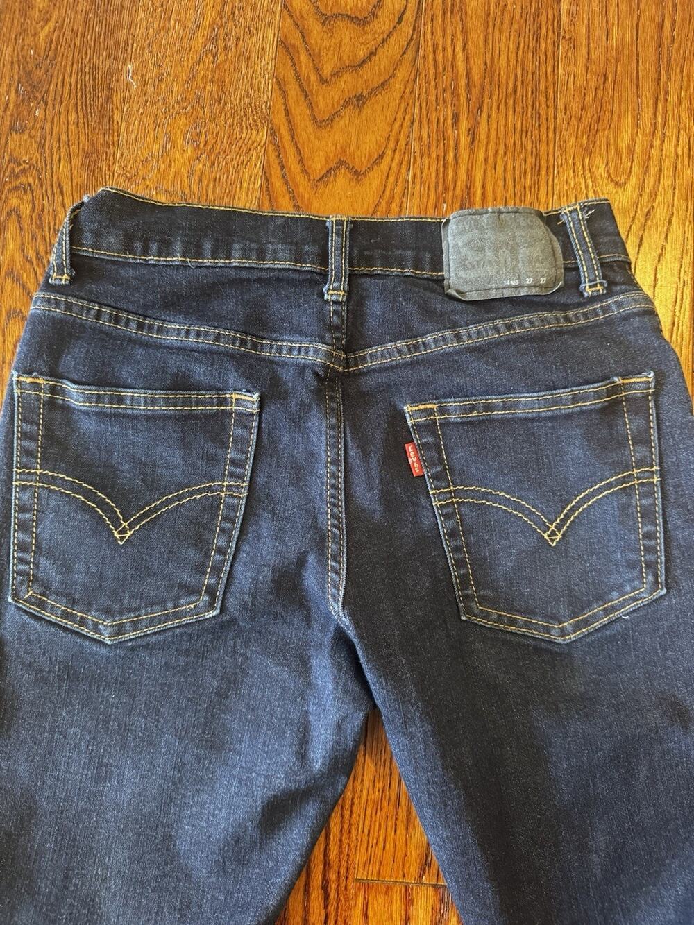 Levi's 511 Big‎ Boys Slim Fit Performance Jeans 14 Reg 27 x 27 Stretch School